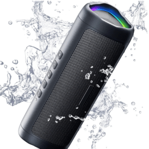 Bluetooth Speaker with HD Sound, Portable Wireless, IPX5 Waterproof, Up to 20H Playtime, TWS Pairing, BT5.3, for Home/Party/Outdoor/Beach, Electronic Gadgets, Birthday Gift (Black)